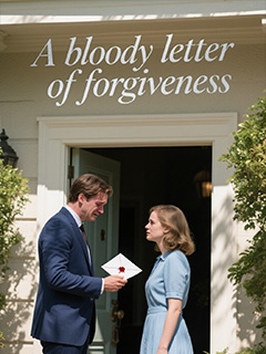 A bloody letter of forgiveness