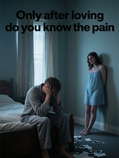 Only after loving do you know the pain